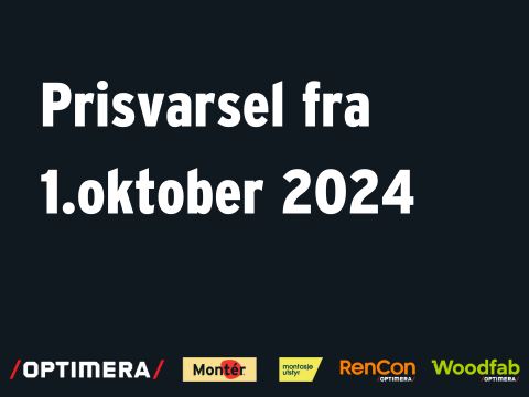 Prisvarsel 1. oktober